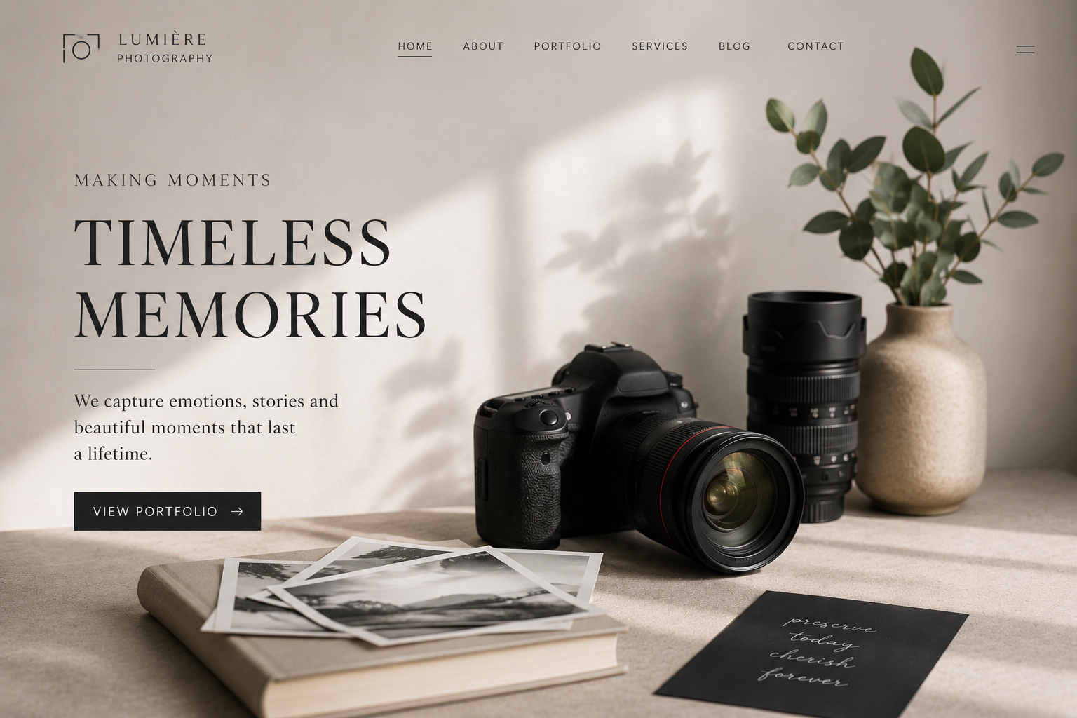 home page